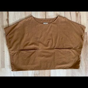 Jamie and the Jones Raw Silk Pocket Box Top Sienna